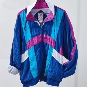 Vintage Colour block Windbreaker 90s